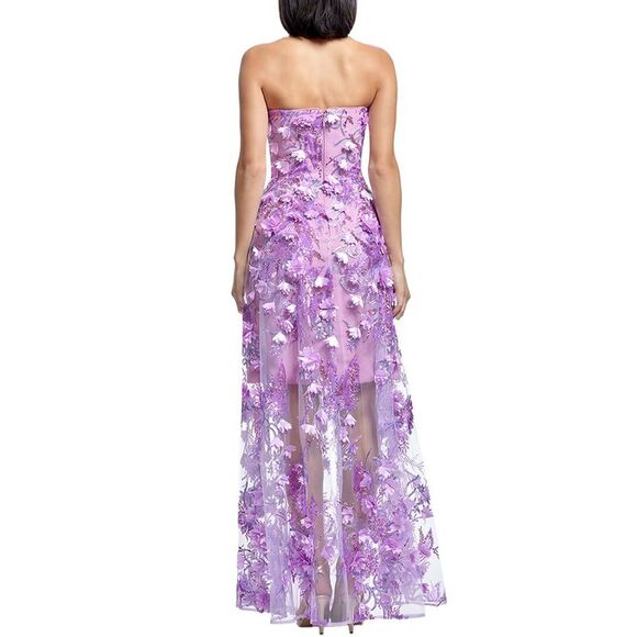 Dress The Population Womens  Melissa Fit & Flare Dress - Picture 2 of 3